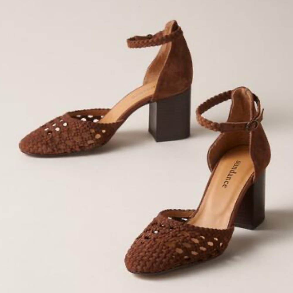 Sundance Women’s Brown Mimi Heels Size UK 38, US 8 - Retail: $248
